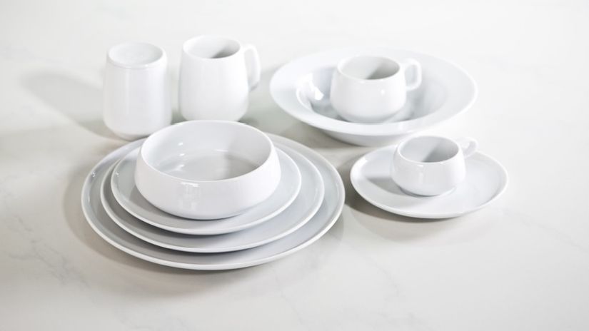 Joli bol à soupe blanc