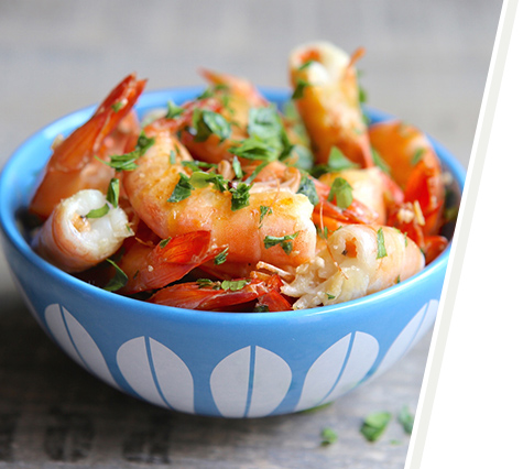 Gambas sautées en persillade