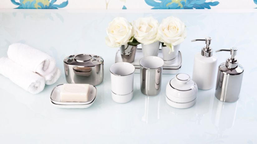 Pousse-mousse design blanc