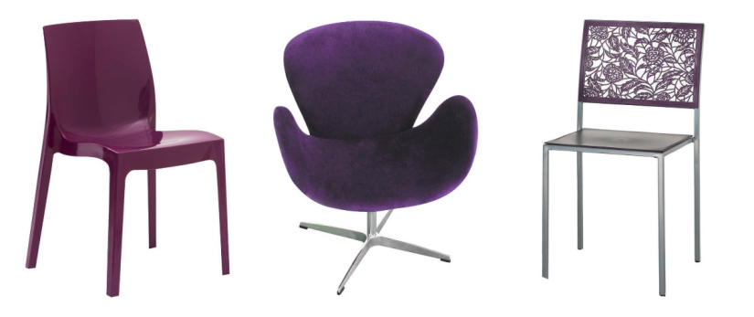 Chaises violettes westwing