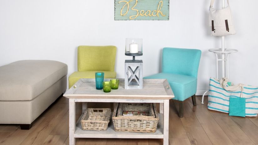 Fauteuil bleu turquoise de cocktail