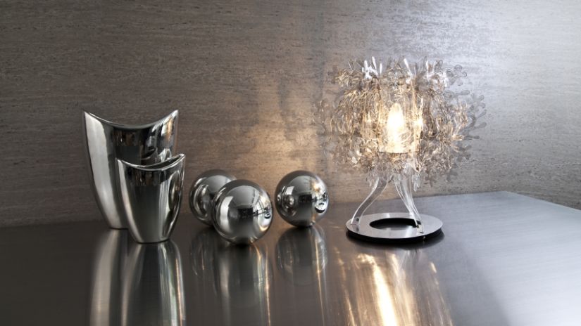 Vases design argentés