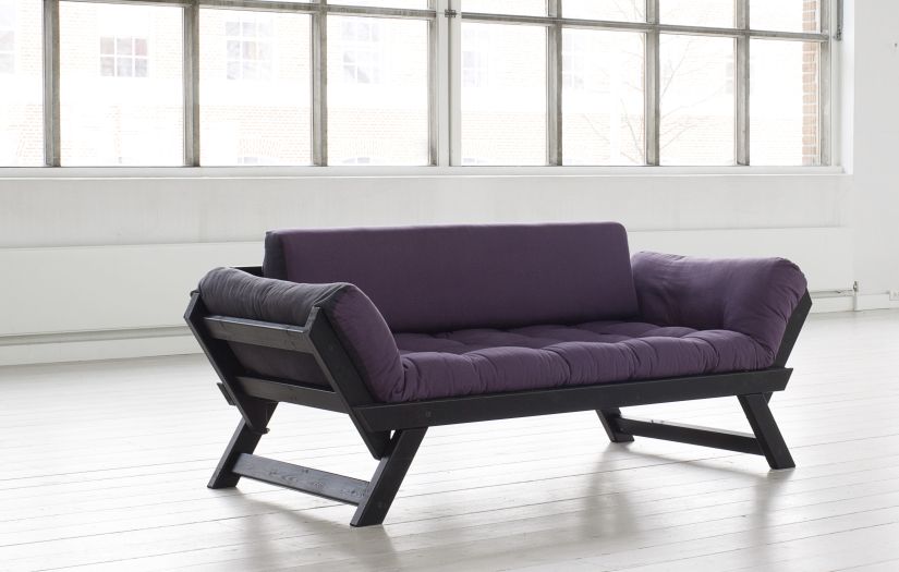 canapé violet convertible