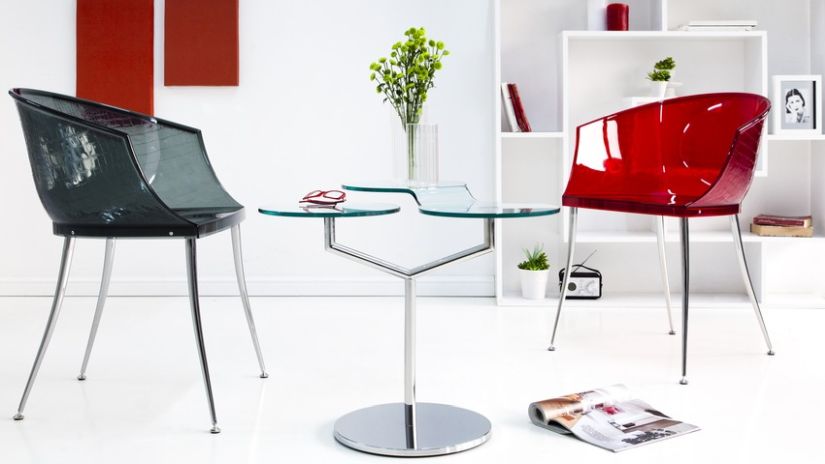 Chaise gris anthracite design