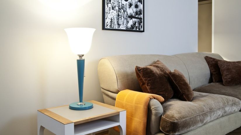 Couverture orange mangue en coton