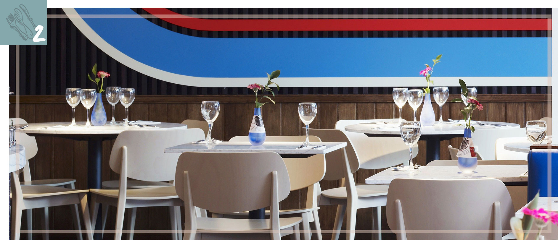 des restaurants aussi beaux que bons, déco rétro