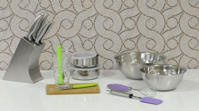 Bol de cuisine en inox
