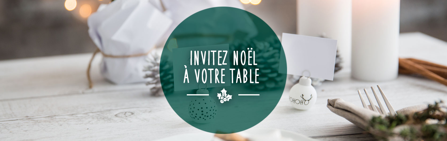 table de Noël