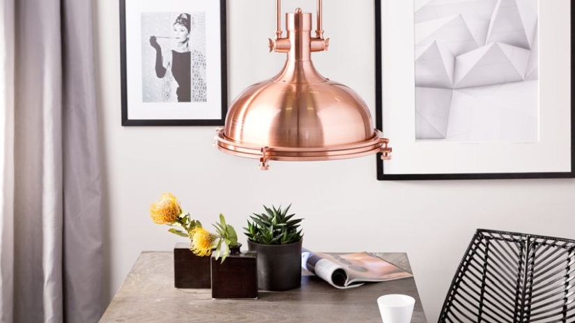 Suspension scandinave en laiton