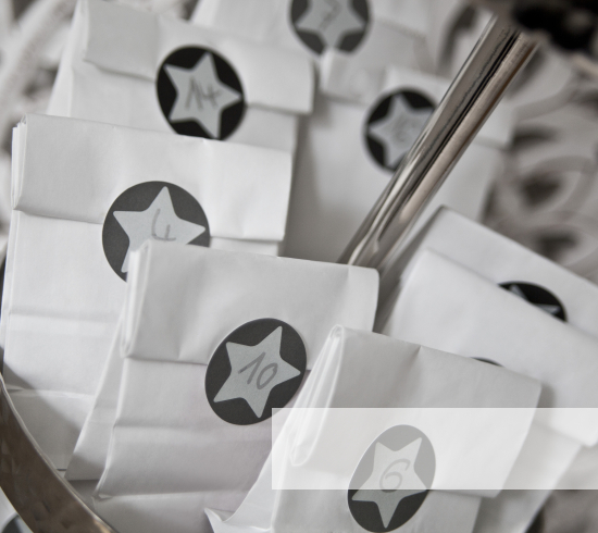 Calendrier de l'avent fait maison