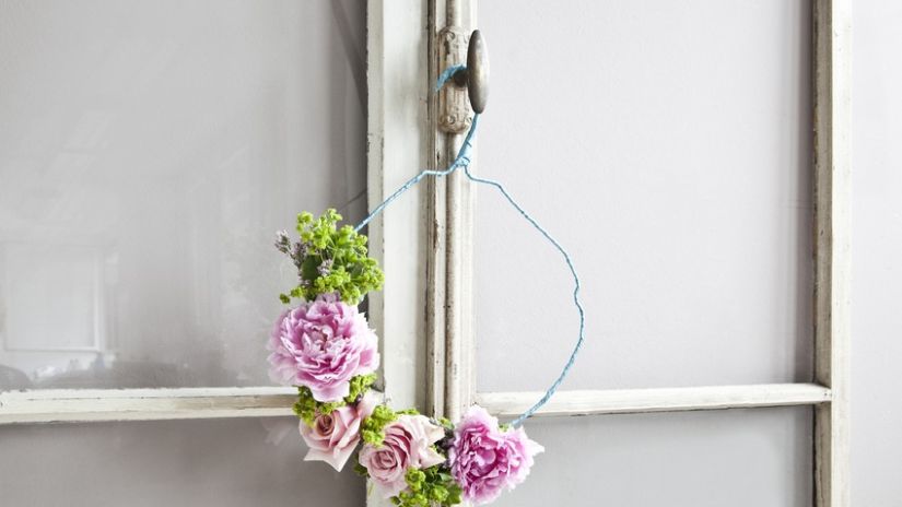 Couronne de porte naturelle