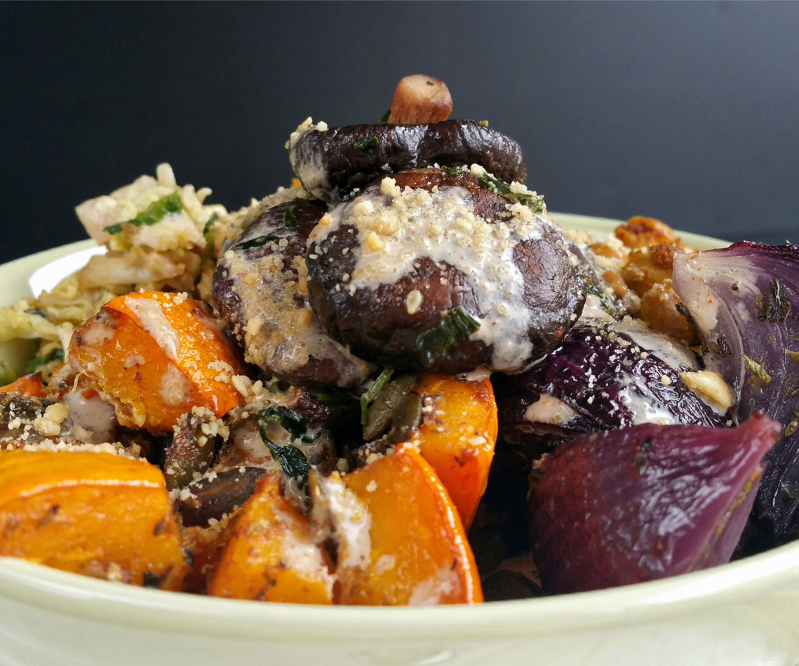 Veggie bowl d'automne