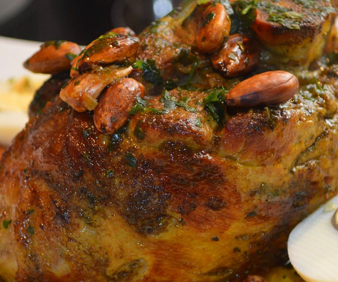 Gigot d'agneau aux épices marocaines