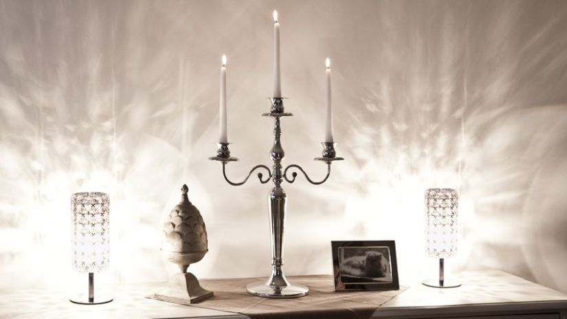 Lampe verre soufflé