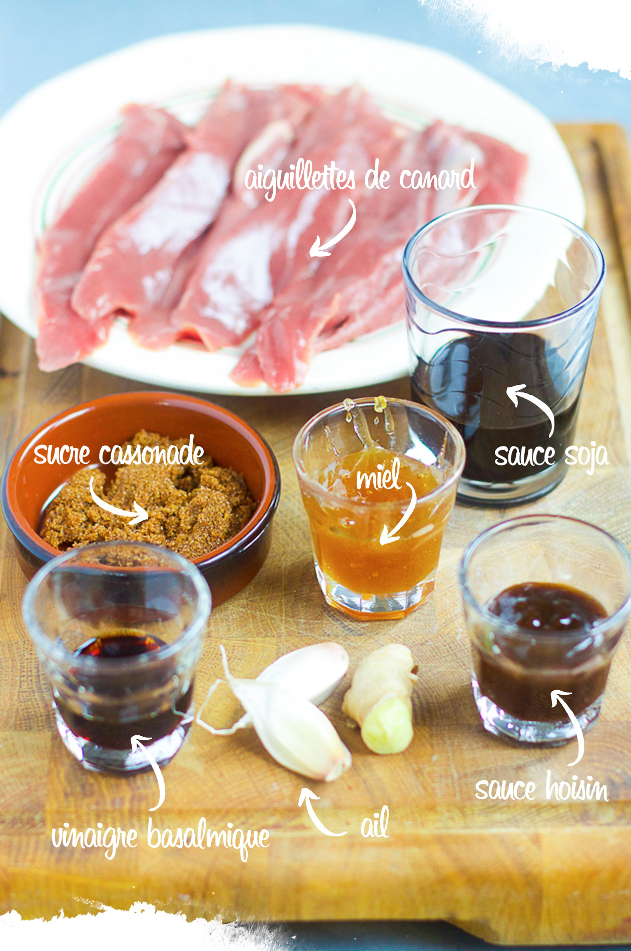 Ingrédients de la recette