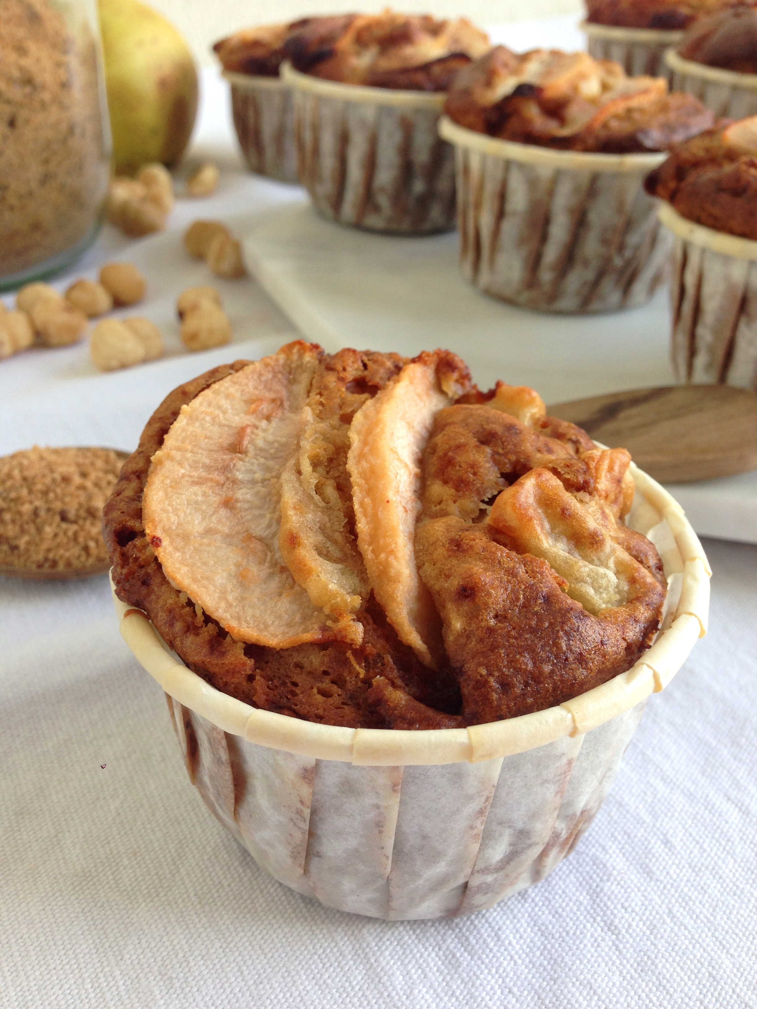 Muffins poires et ricotta