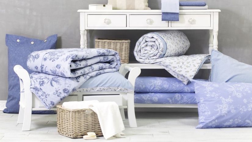 Vaste choix de draps bleus