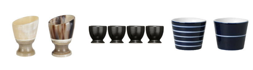 Coquetiers design de formes diverses
