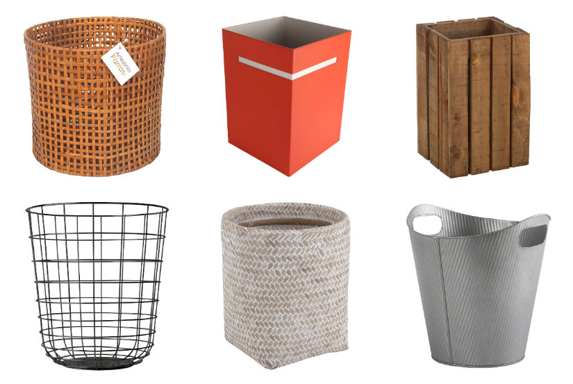 Corbeille à papier design et tendance