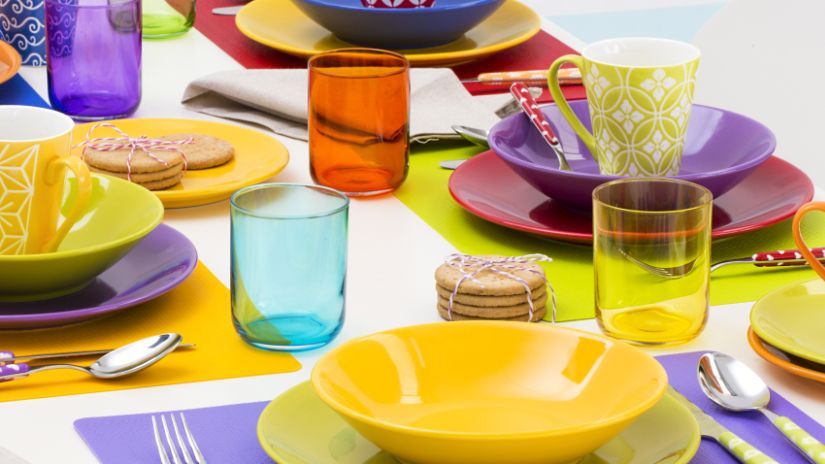 Gobelet en verre de couleur