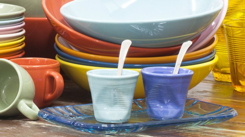 Petite tasse bleue design