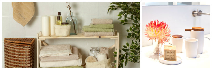 accessori per il bagno in legno