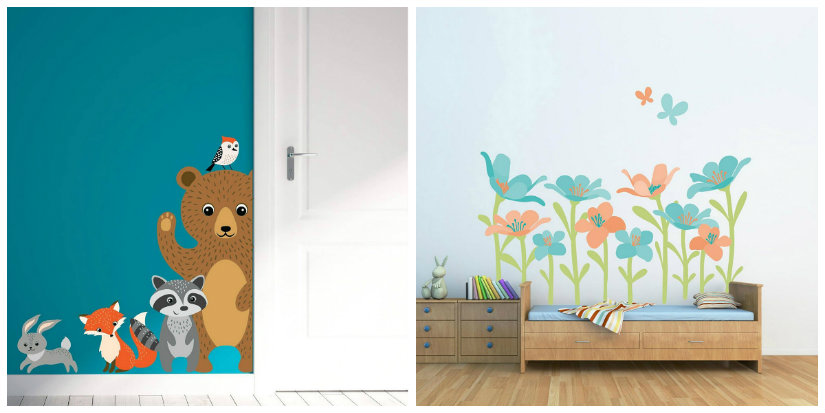 Adesivi murali per bambini: largo alla fantasia dalani e ora westwing Wall stickers per bambini