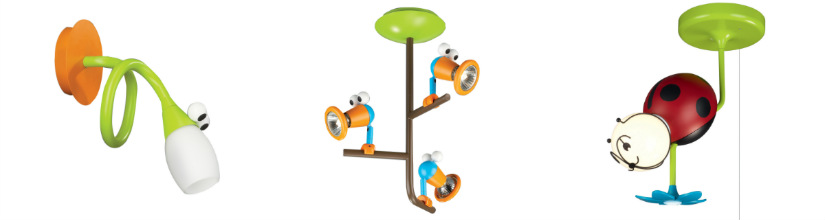 lampade per bambini da soffitto da parete