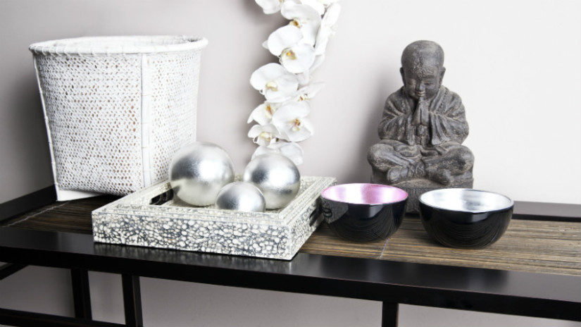 statua di Buddha soprammobile zona living