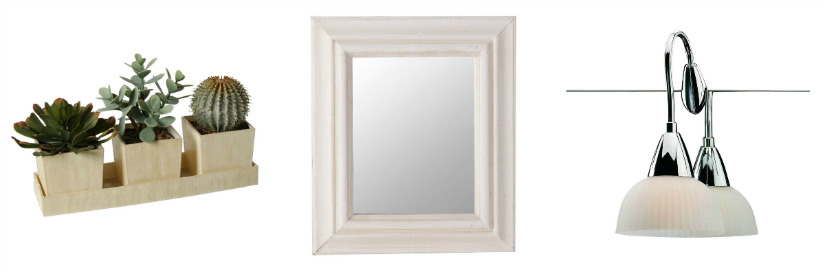 arredare il bagno piantine specchio lfaretti