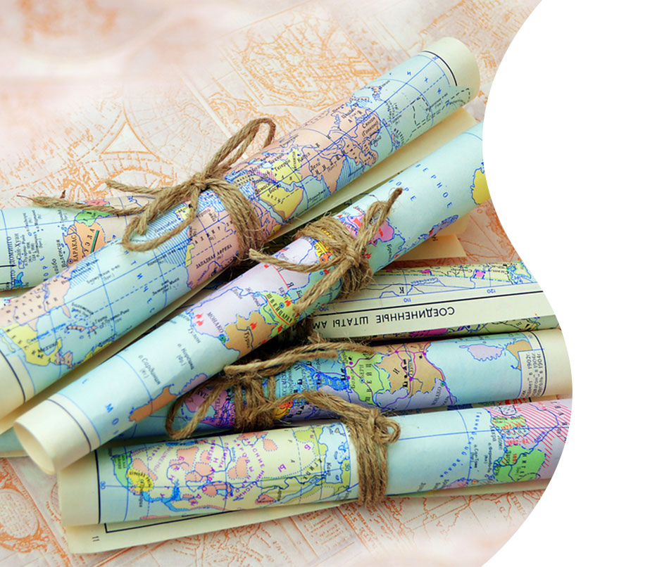 carte geografiche per regali