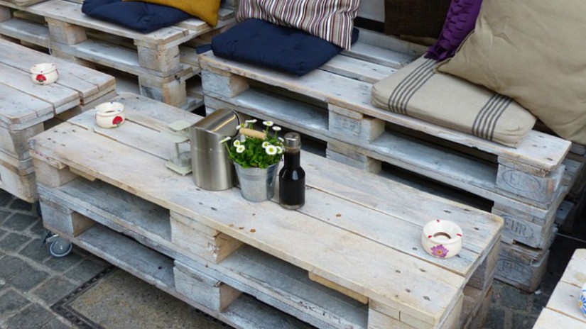 Come realizzare mobili con pallet: riciclo creativo dalani e ora ... Arredamento con pedane