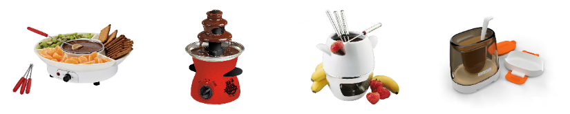 chocoladefondue fontein set warmhouder theelicht prikkers fruit