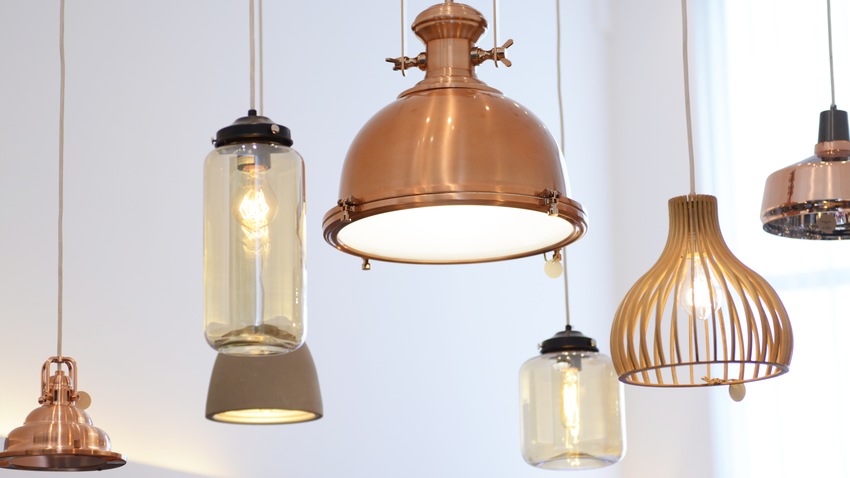 koperen hanglampen verschillende varianten