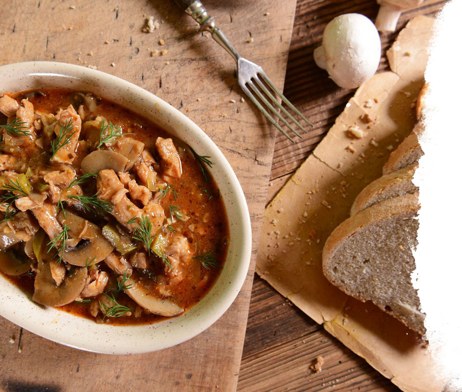 Boeuf Stroganow