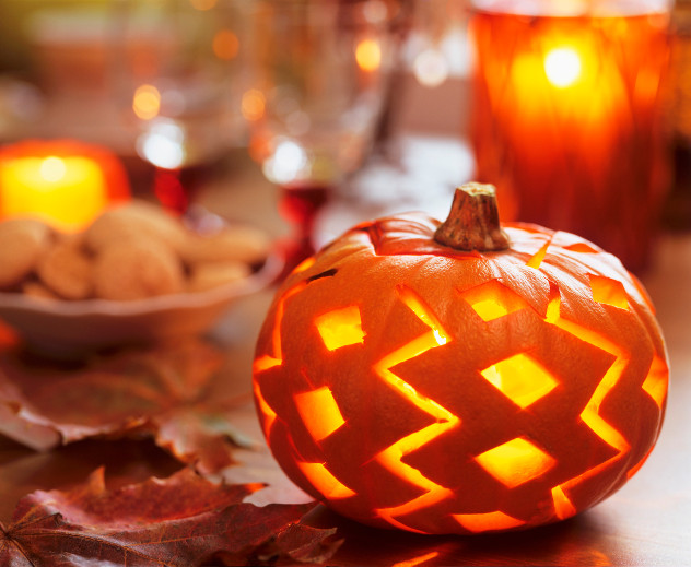 dekoracje na Halloween dynia