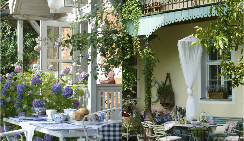 Pergola tarasowa w tradycyjnym stylu