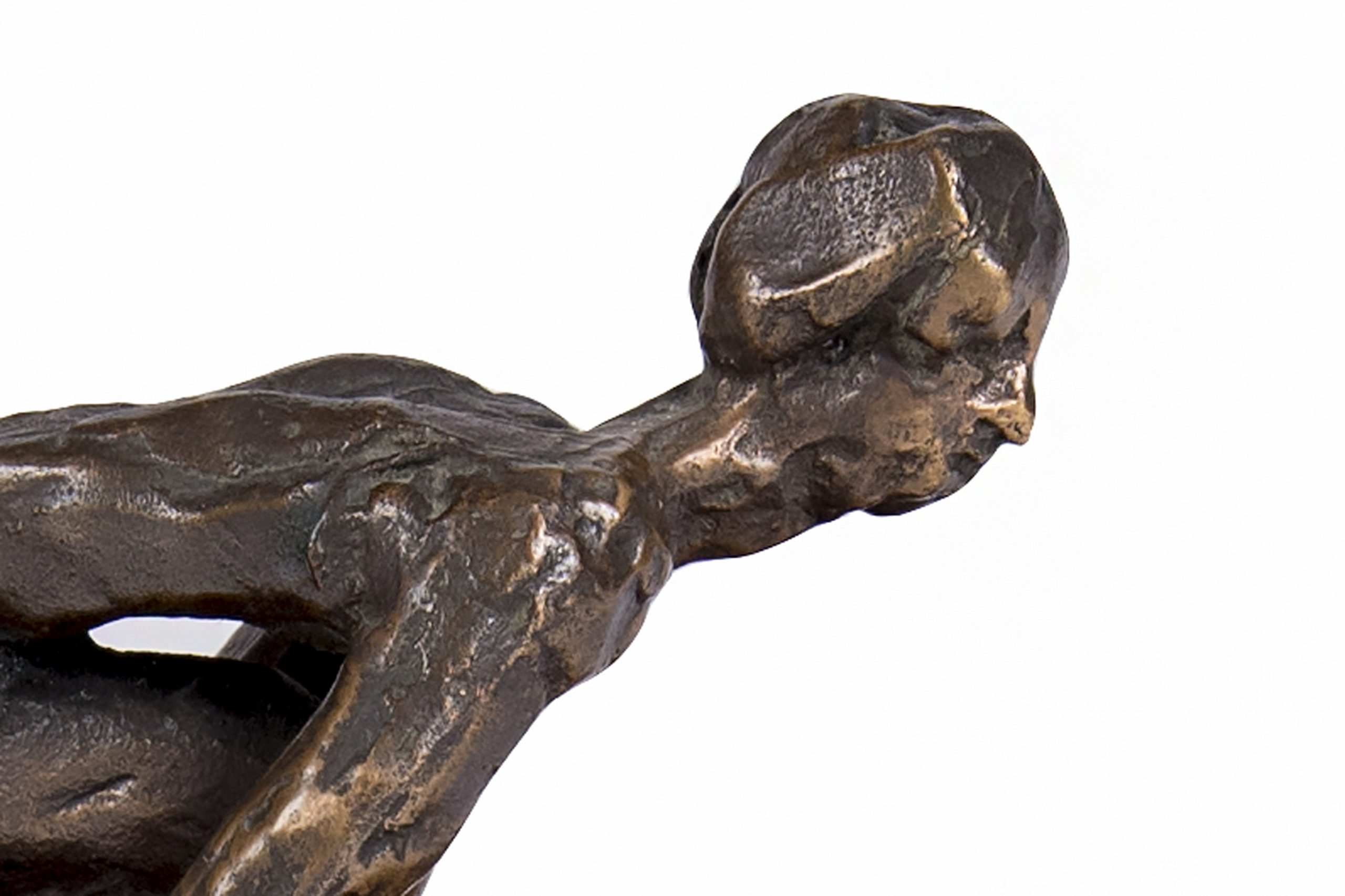 STATUE SCULPTURE GARCON Style Art Deco Style Art Nouveau Bronze massif Signe EUR 159,99