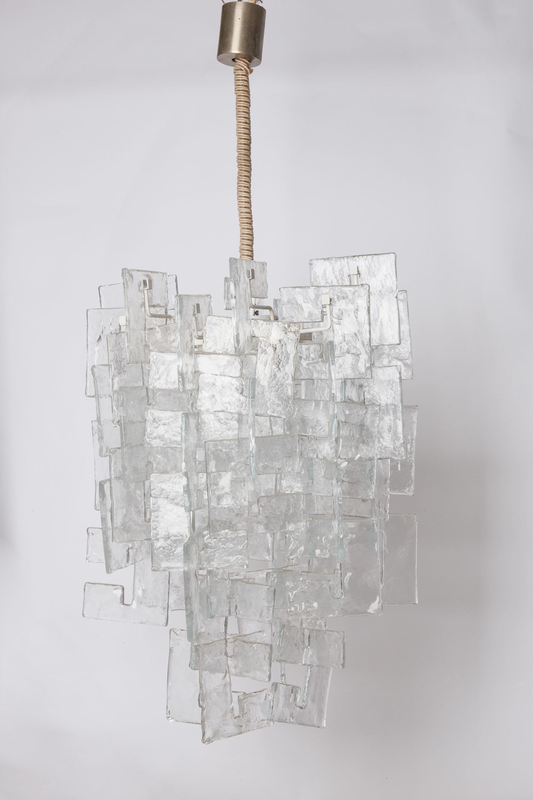 Lustre Carlo Nason I Tre Murano – Ligne Rouge – Design Italien Vintage