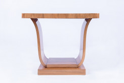 Walnut art-deco coffee table - 229