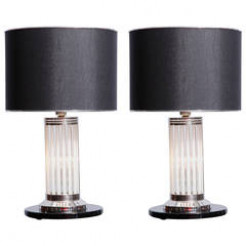 Pair of modernist Art-Deco lamps