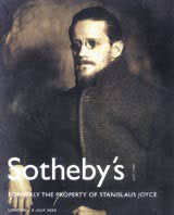 Sotheby design catalogue for James Joyce book sale - Design Week