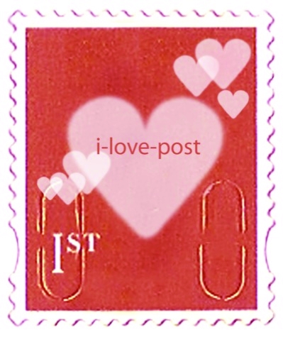 I-love-post post stamp