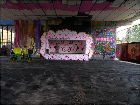 Under the Westway hosts work from street art greats and amateurs alike