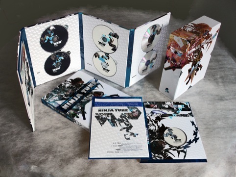 Ninja Tune XX Box Set, packaging by Openmind