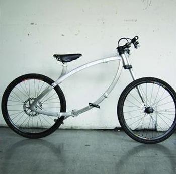 A folding bicycle by Dominic Hargreaves, who was also a Design Week Rising Star