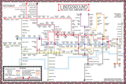 Roberts' map inspired by Charles Rennie Mackintosh