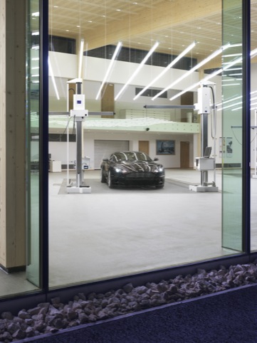 The Aston Martin design studio in Gaydon, Warwickshire