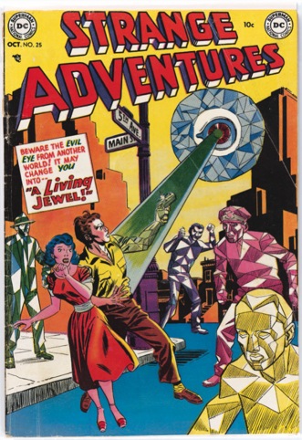 Strange Adventures No. 25. Cover art, Gil Kane and Joe Giella, copyright DC Comics