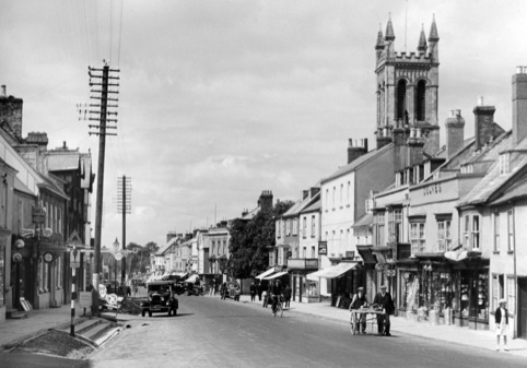 A traditional high street from Fotolibra's collection